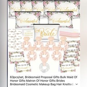 63 pcs/set Bridemade Proposal Gift set